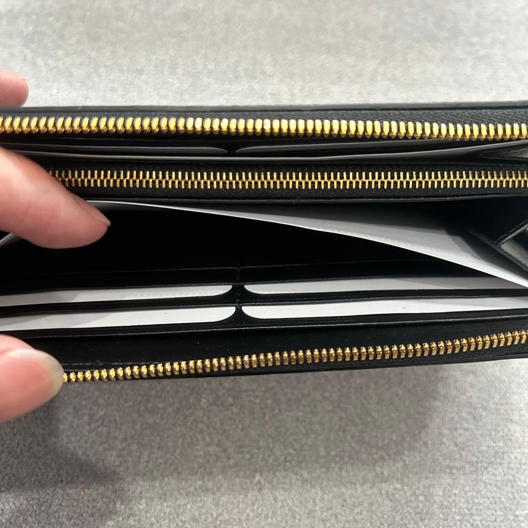 未使用級 BALENCIAGA ブラックレザー長財布 - メルカリ