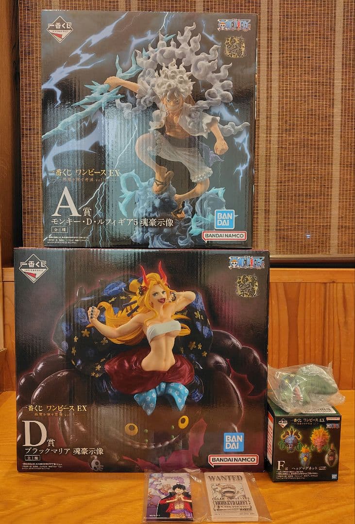 一番くじ ワンピース 悪魔を宿す者達 A賞 D賞 ルフィ ブラックマリア