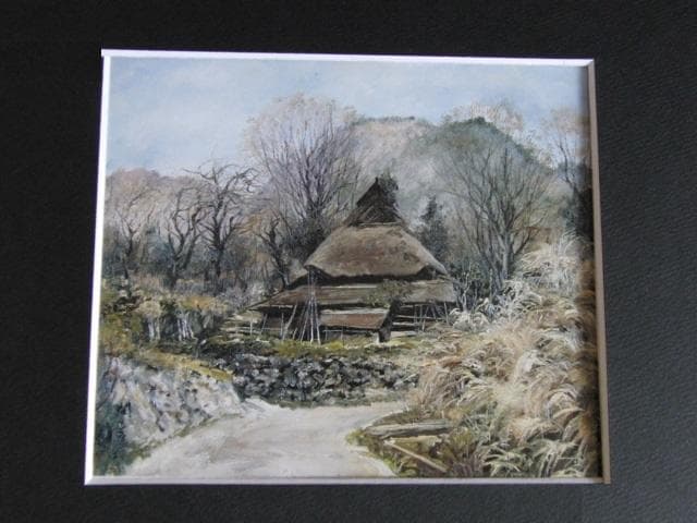 向井潤吉、【大原冬に入る（京都府京都市左京区大原）】