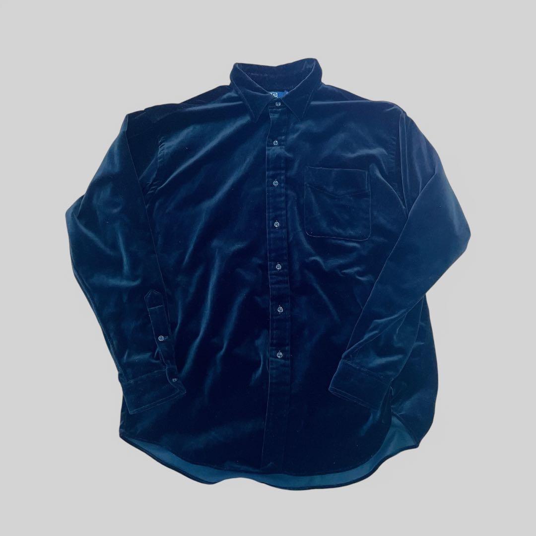 90s 希少 ベロアシャツ Polo by Ralph Lauren - メルカリ