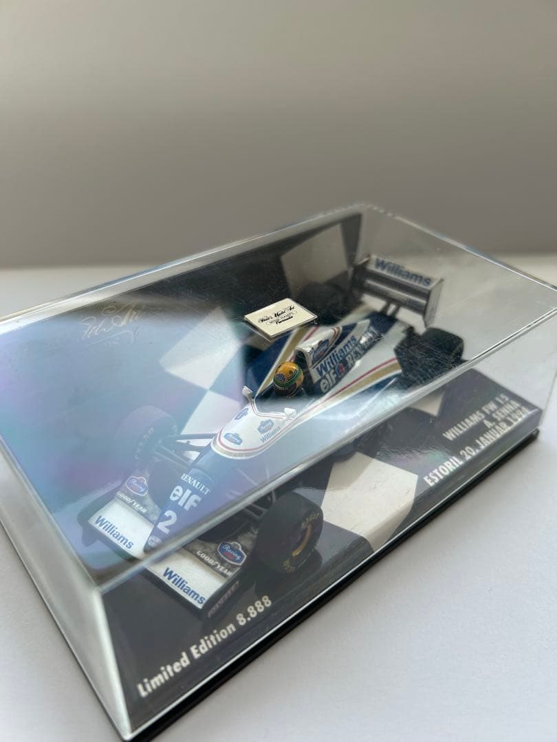 ミニチャンプス 1/43 ウイリアムズ ルノー FW15 アイルトン•セナ 限定
