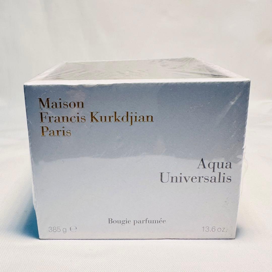 新品　アクアユニヴェルサリス　センティッド　キャンドル　385g