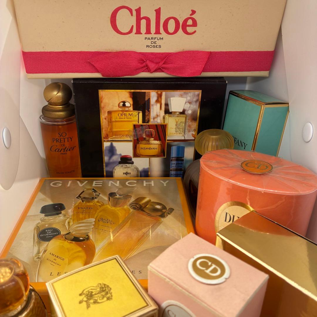 香水まとめ売りDior,Chloé,Cartier,Tiffany, YSL