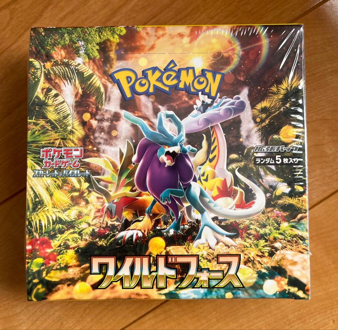 【シュリンク付き】ポケモンカードゲーム ワイルドフォース　ボックス