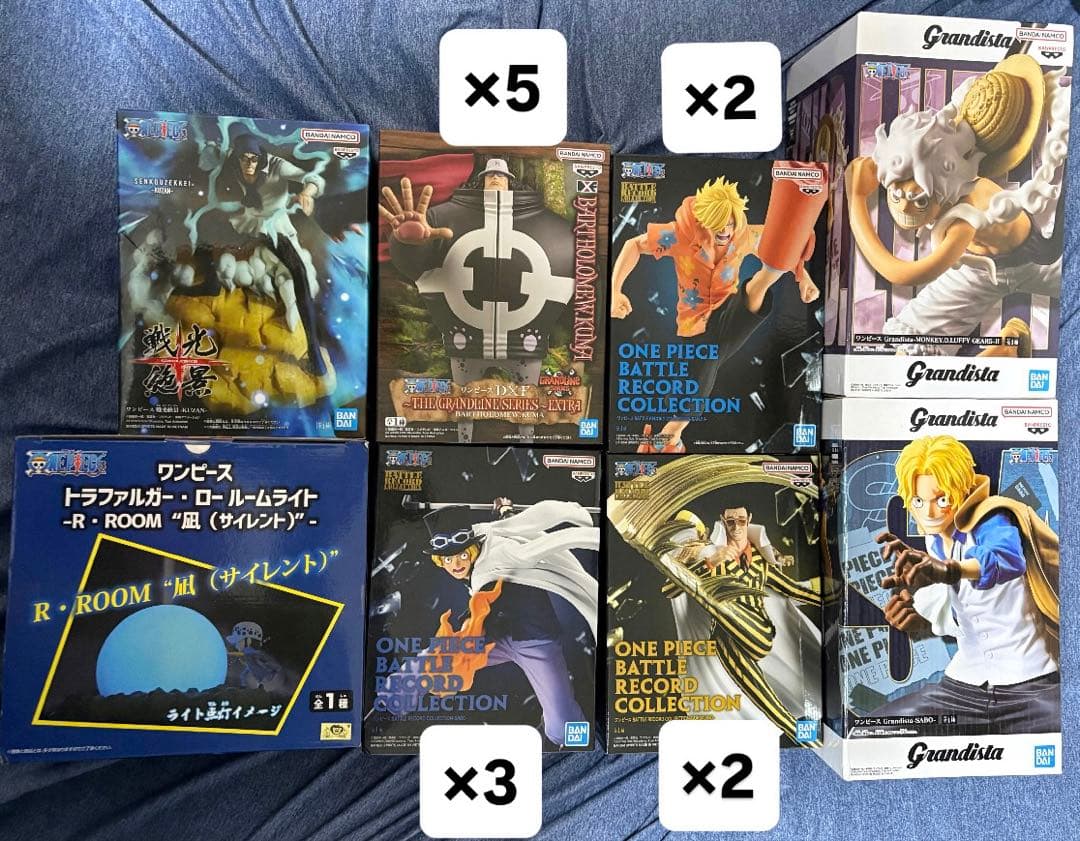 ワンピース　フィギュア　ルームライト　16個まとめ売り