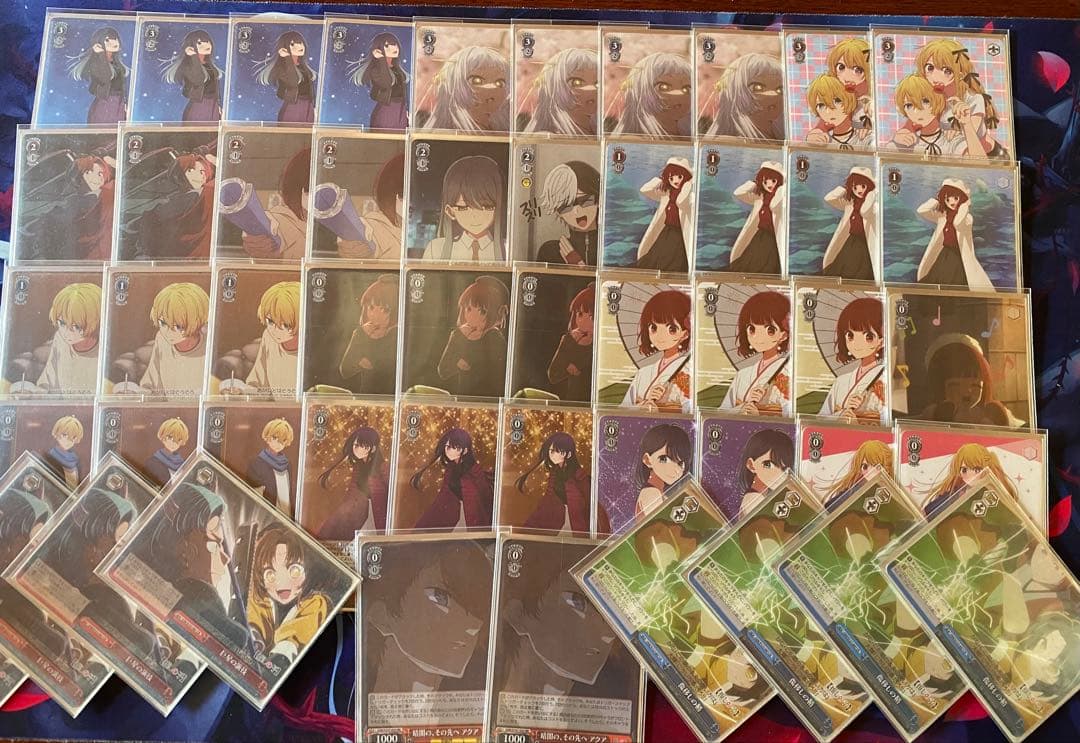 ヴァイスシュヴァルツ　推しの子　扉門　デッキ　3重スリーブ付き