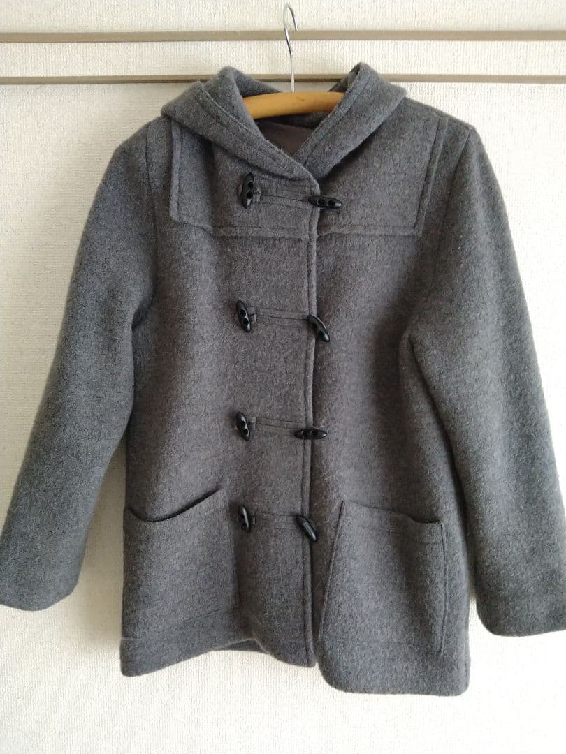 Mademoiselle NON NON ダッフルコート グレー - メルカリ