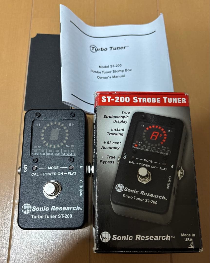 Sonic Research Turbo Tuner ST-200 美品 Sonic Research Turbo Tuner ST-200 Effect Pedal Demo - YouTube