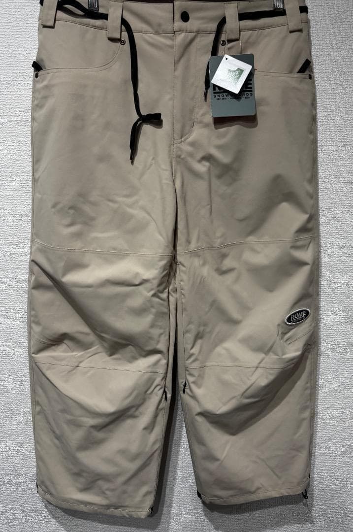 ROME ローム メンズ バギーパンツ スノボ サイズS クリーム 新品