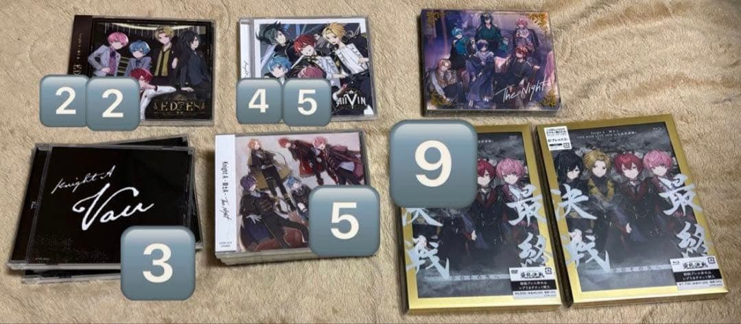 KnightA CD DVD ブルーレイ Chivalry of a Failed Knight Complete Limited Edition Premium Box