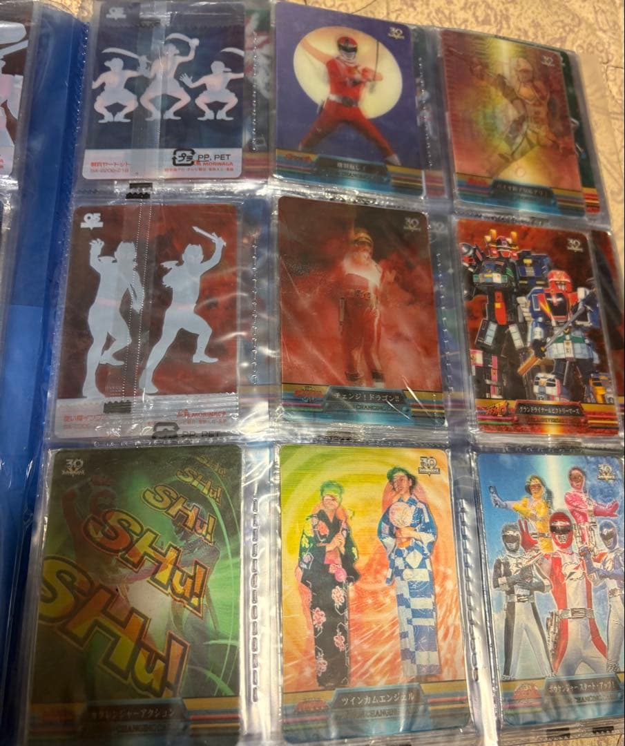 スーパー戦隊30周年アニバーサリーカード 透明袋未開封 142枚セット