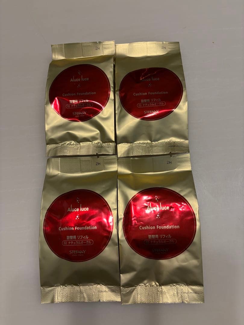 ステファニー化粧品　Aluce luce クッションファンデーション 4個セット
