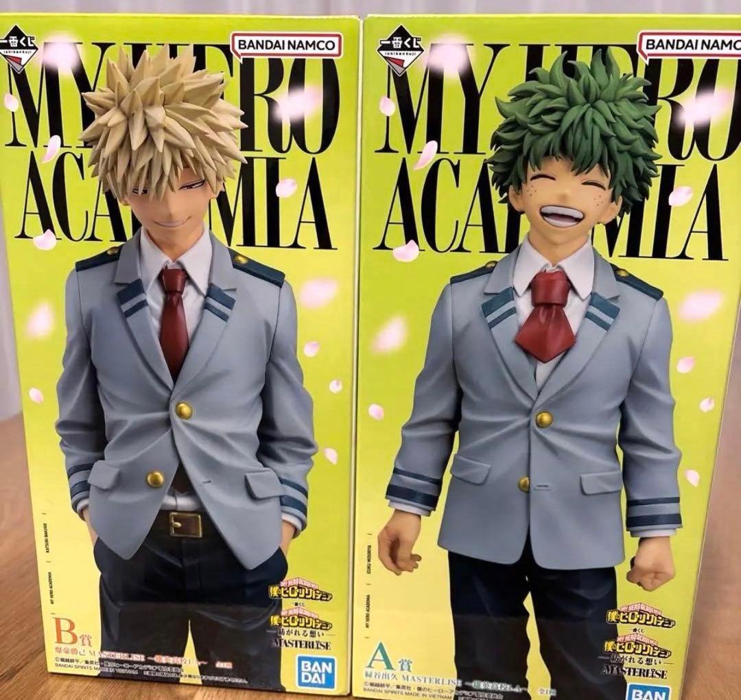 最安値　ヒロアカ　一番くじ　紡がれる想い　A賞　B賞　セット