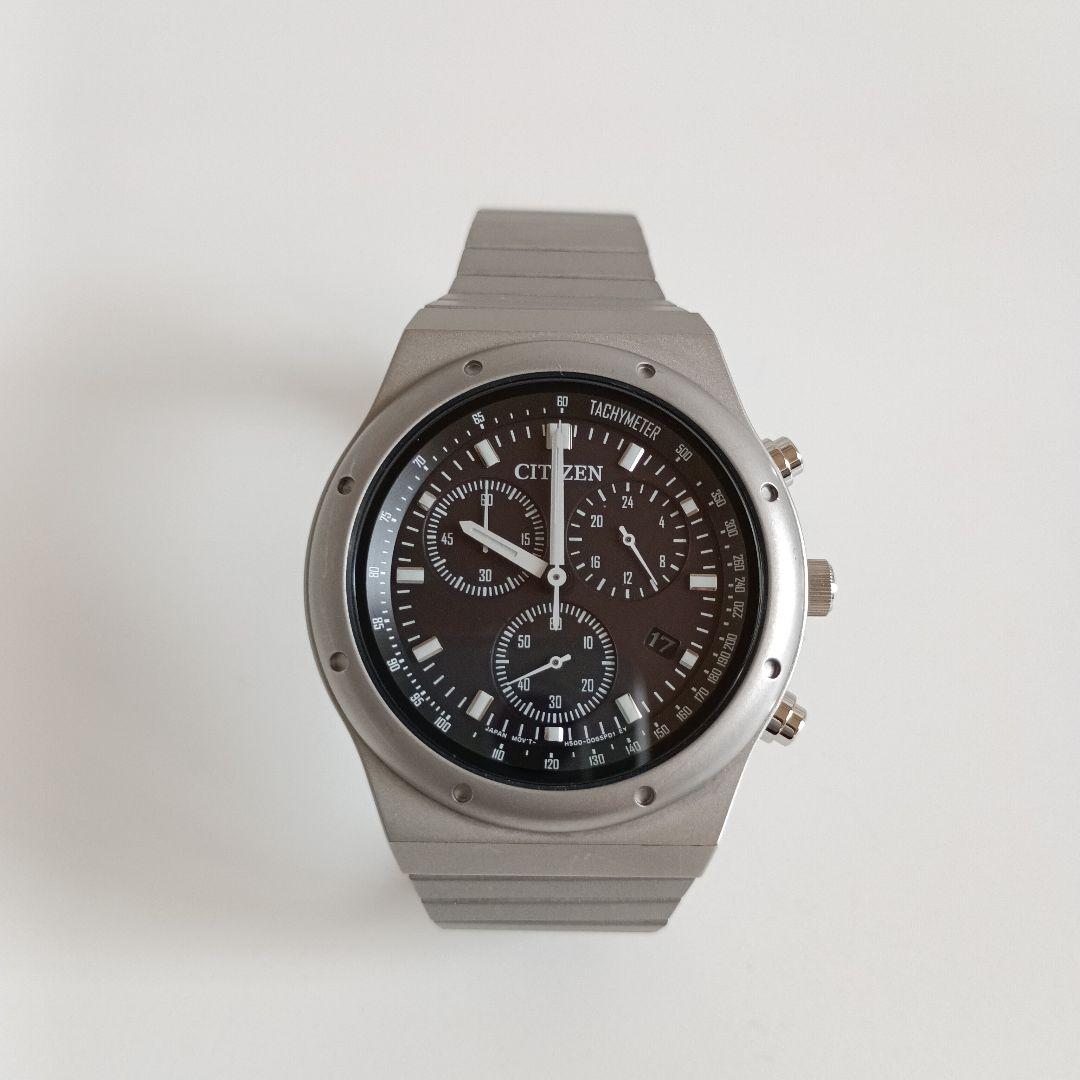 CITIZEN　シチズン　レコードレーベル　ソーラー腕時計　箱・取説・保証書付