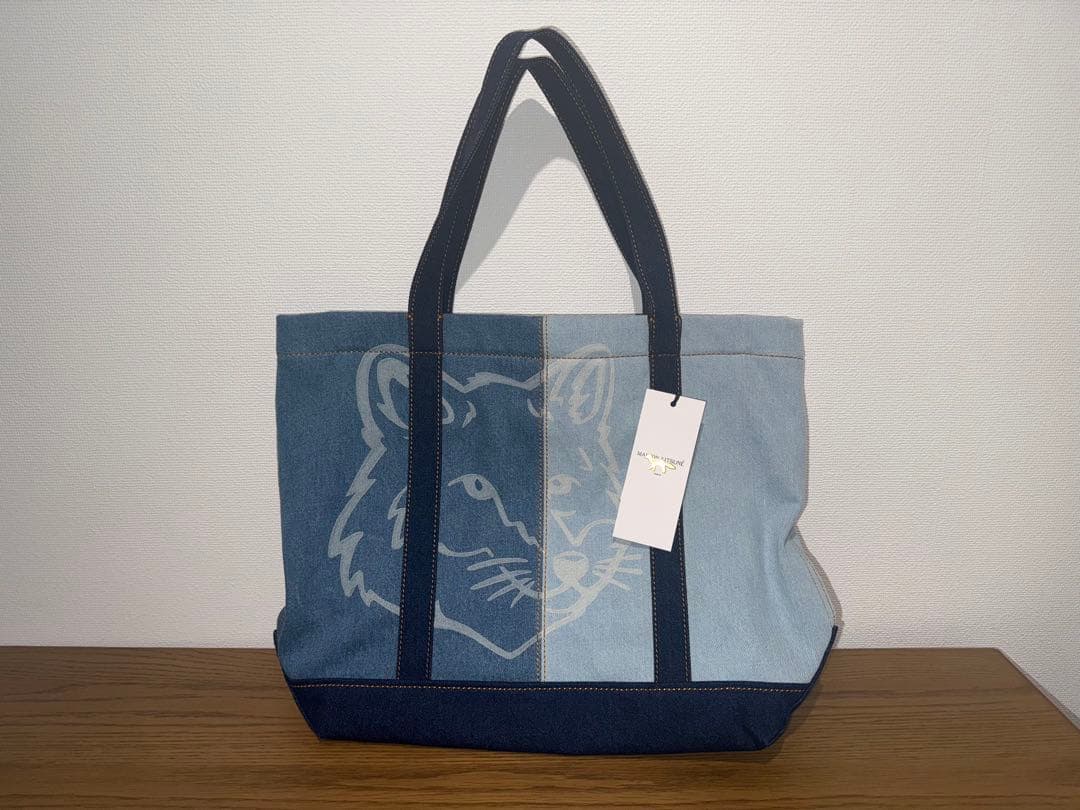 メゾンキツネ　デニムトートバッグ