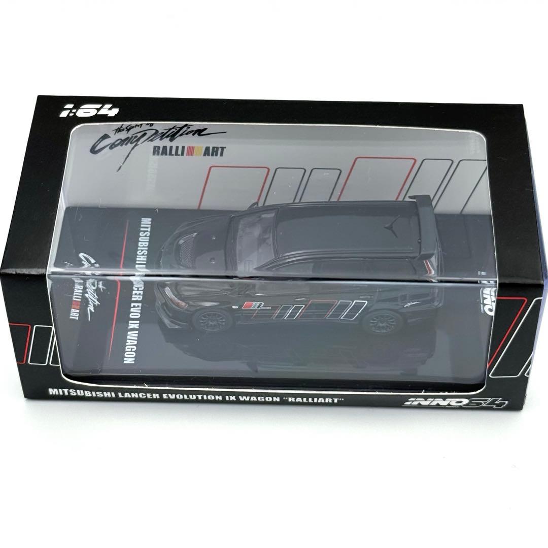 美品】INNO64 ミツビシ ランエボ9 ワゴン ラリーアート ブラック