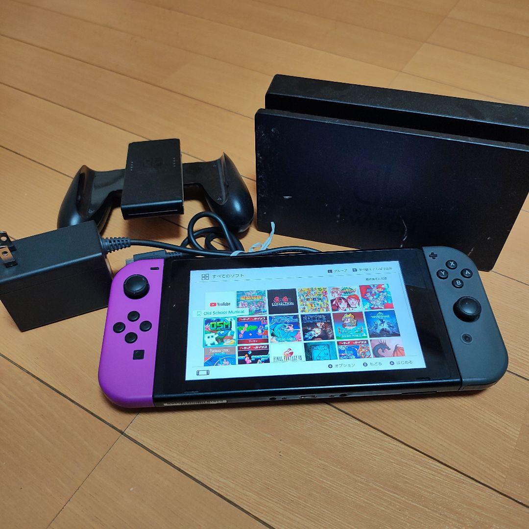 Nintendo Switch ネオンパープル/オレンジ 本体＋α