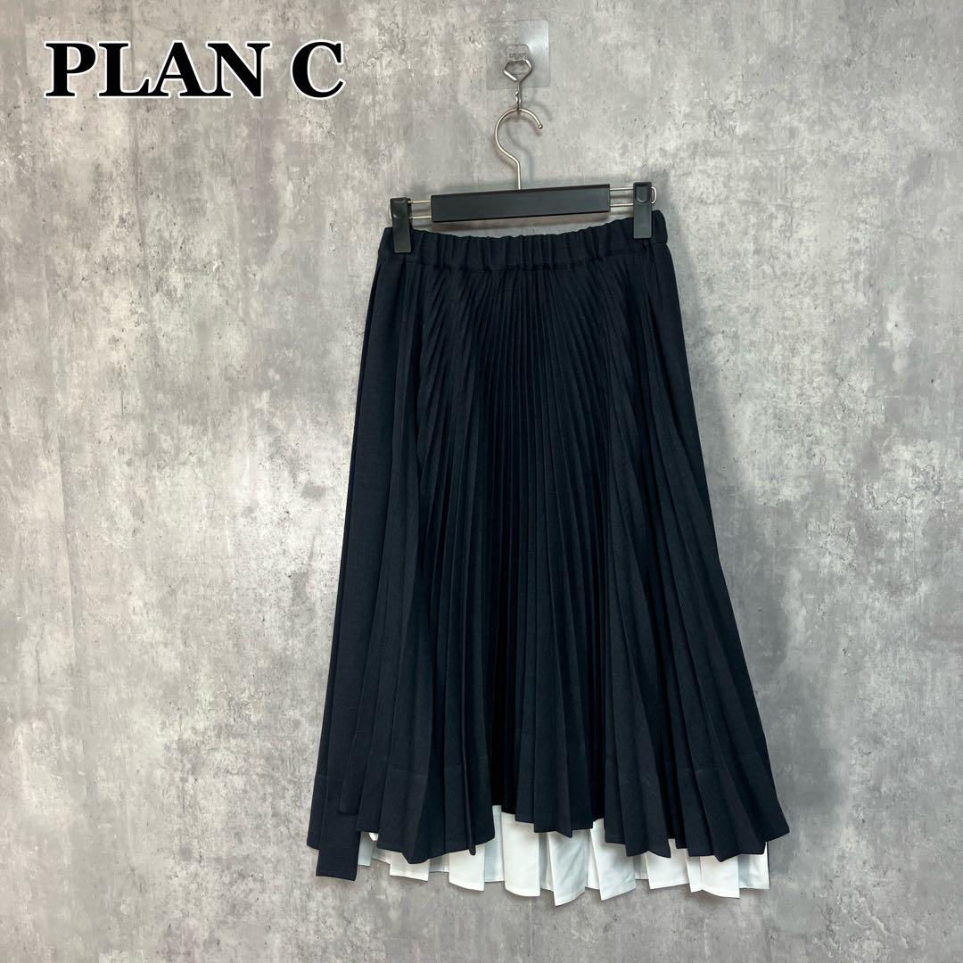 PLAN C プリーツスカート 36