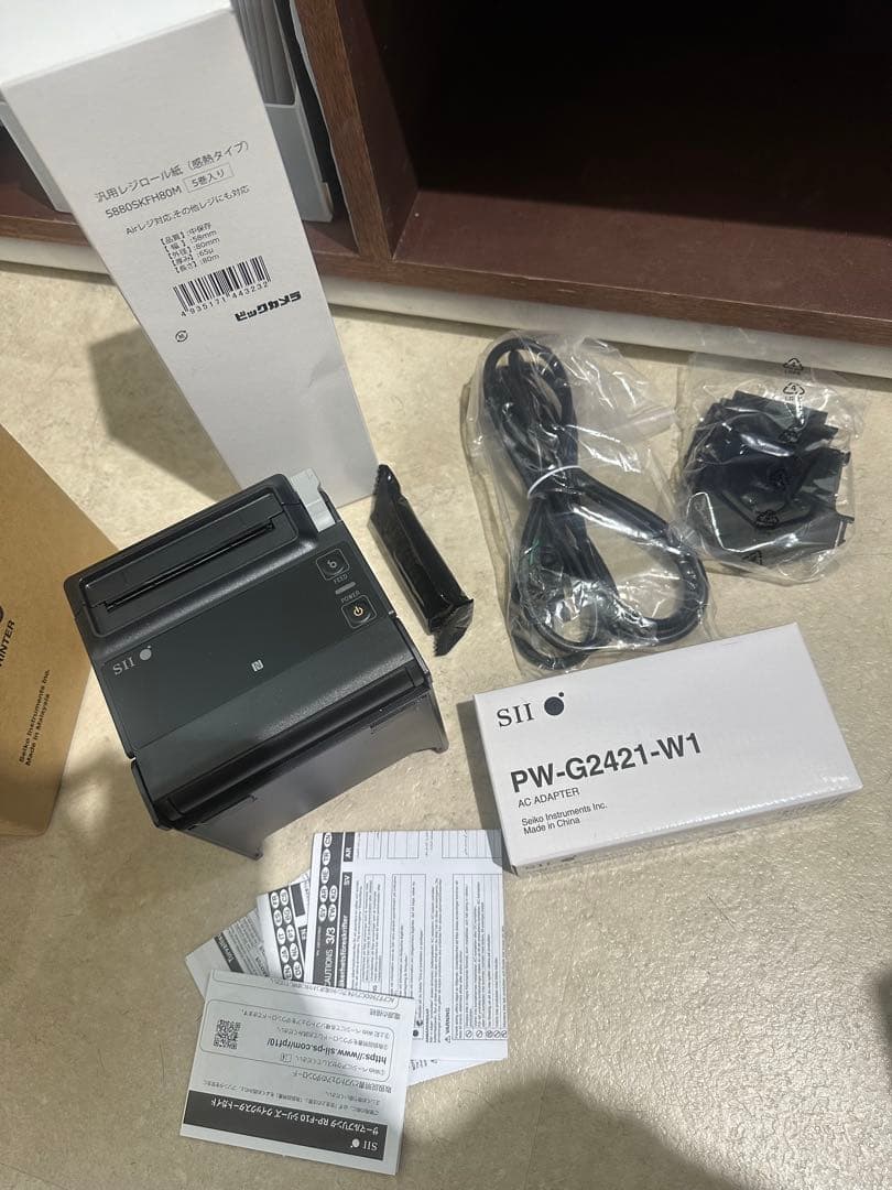 セイコーインスツルAirレジ対応レシートプリンターブラック