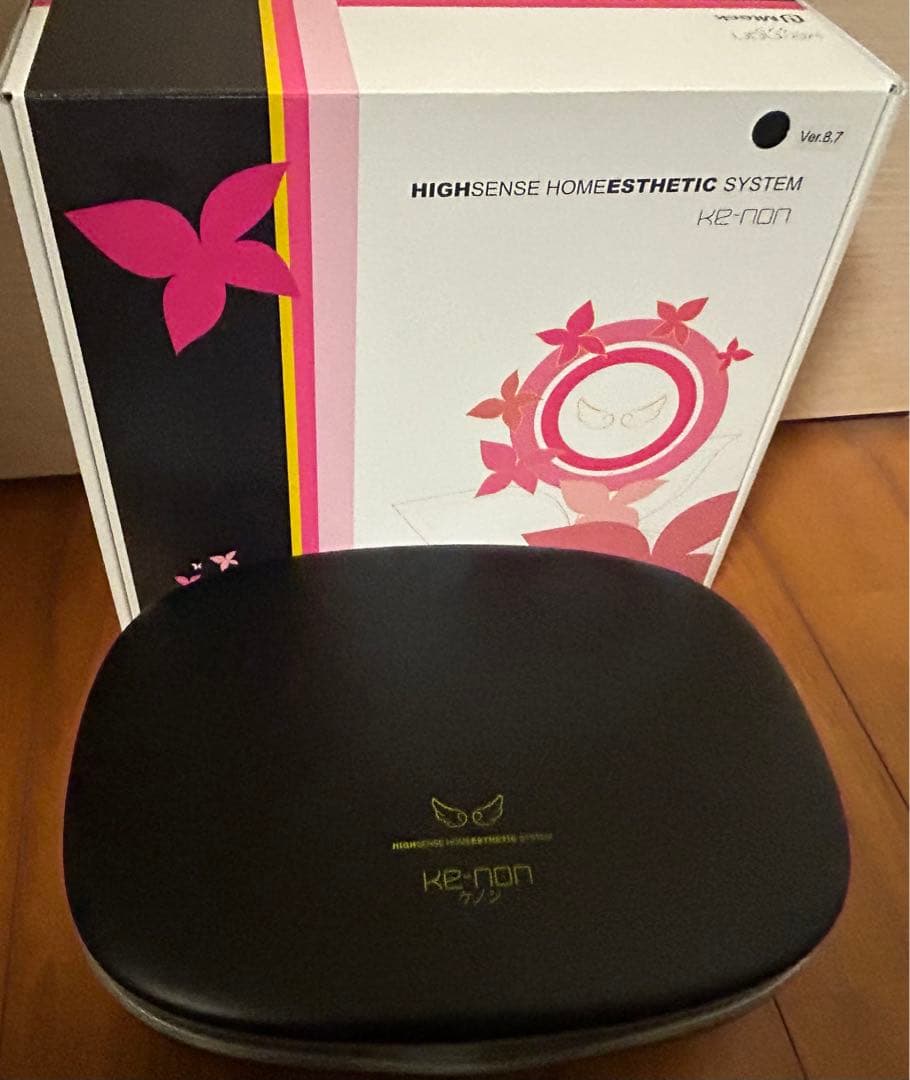 ケノン 脱毛器　ver8.7 最新版25年製/未使用】脱毛器 ケノン Ke-non 8.7 マットブラック