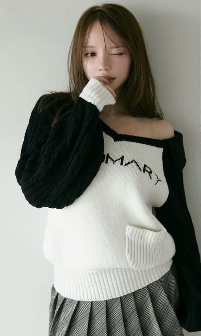 トップス andmary Marie knit tops