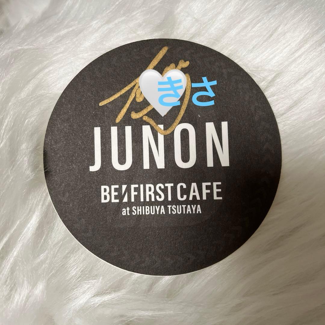 BE:FIRST JUNON 直筆サイン入りコースター