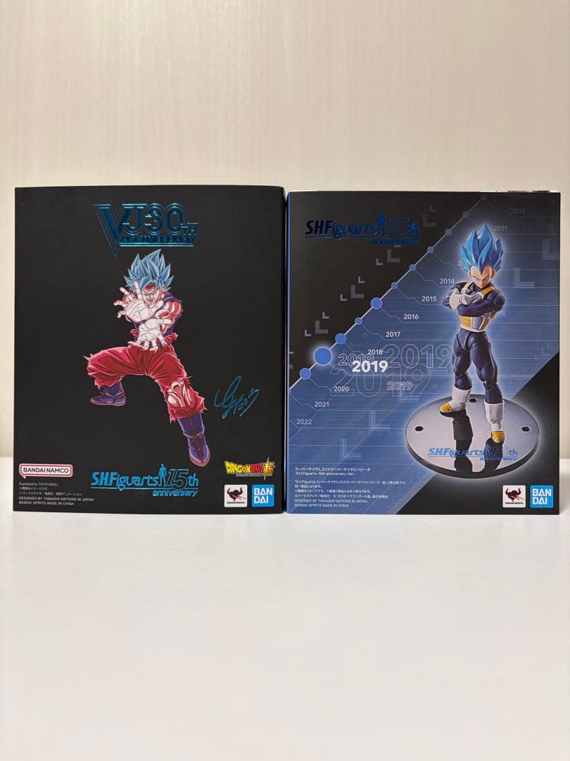 SHFiguarts 15周年記念 超サイヤ人ゴッドSS 孫悟空 ベジータ
