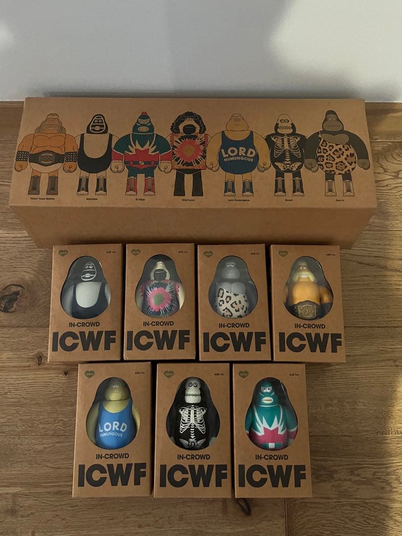 s0nya57amos toy ICWF フィギュアセット7体+ ボックス