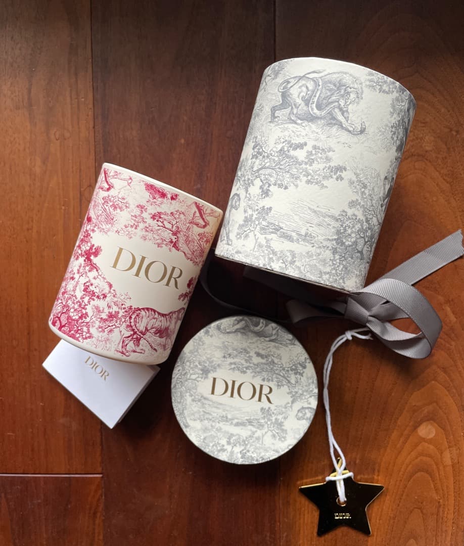 大幅値下げ！新品ディオールアロマキャンドル ボックス＆リボントワルドゥジュイ