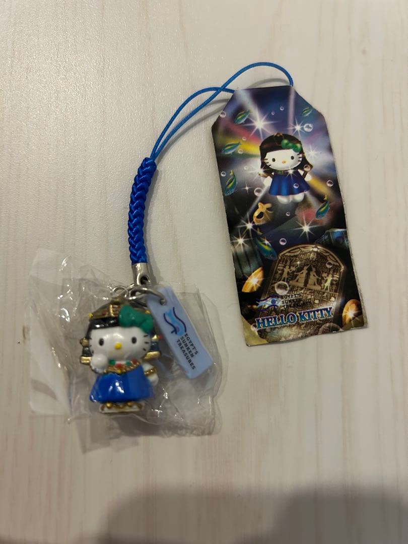 【希少　激レア】　エジプト展限定　ハローキティ　根付・ストラップ　新品未使用