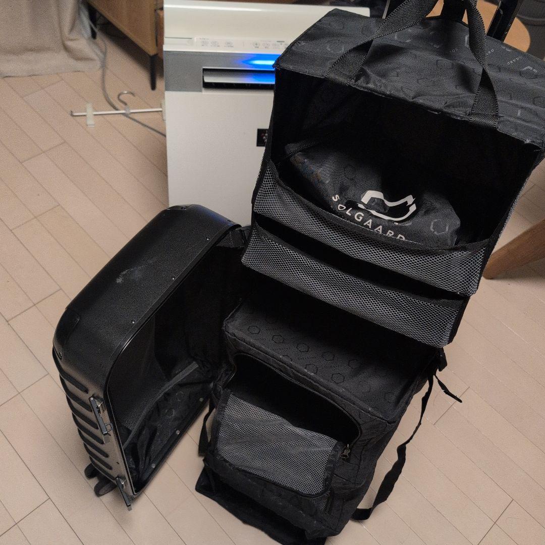 SOLGAARD ソルガード　スーツケース　キャリーケース60l 中型Mサイズ 出張・旅行用 Trunk Closet（中型60L）時短スーツケース SOLGAARD