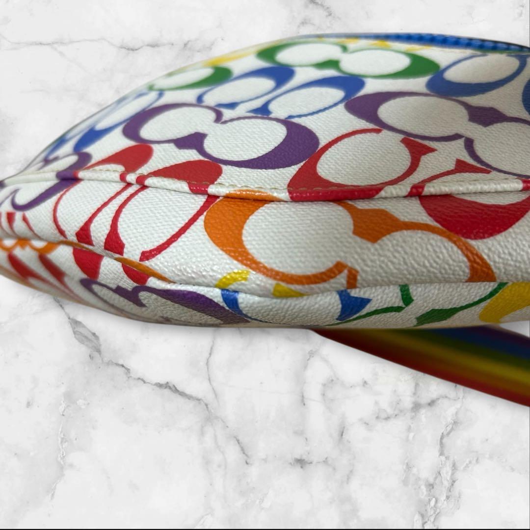 極美品希少】COACH RAINBOW 2472 ウエストポーチ PVCレザー - メルカリ