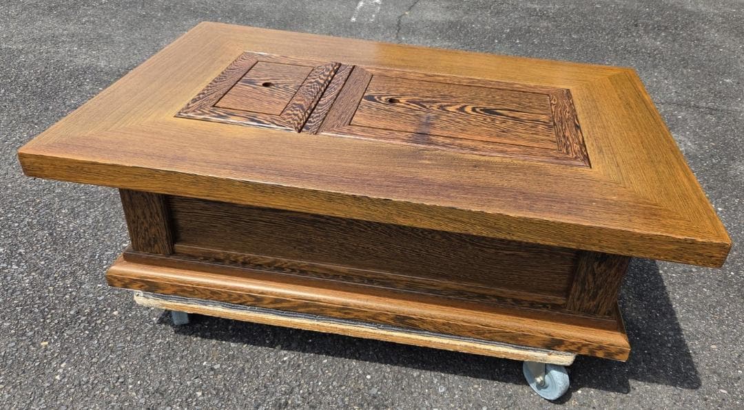 〈たのめる便・現状渡し〉タガヤサン 鉄刀木 角火鉢 長火鉢 囲炉裏