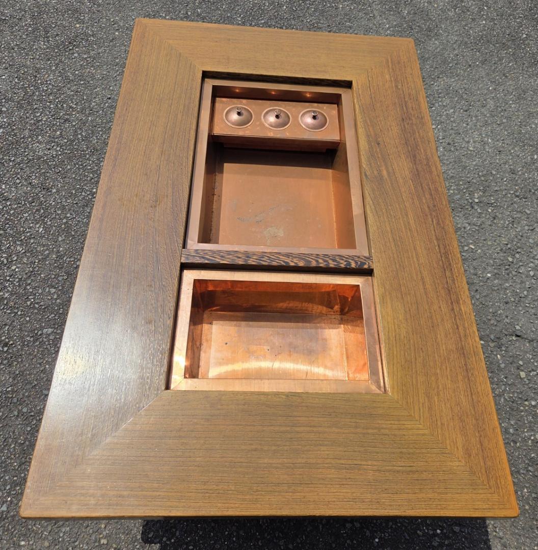 たのめる便・現状渡し〉タガヤサン 鉄刀木 角火鉢 長火鉢 囲炉裏