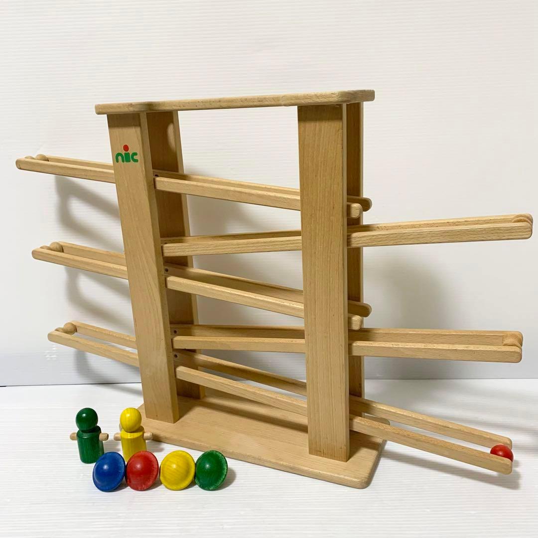 nic スロープトイ ボール転がし コロコロタワー 知育玩具 - メルカリ