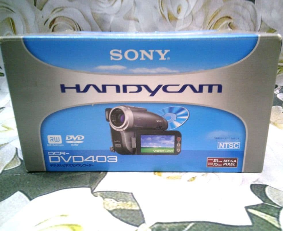 SONY　HANDYCAM DCR-DVD403　稼働品フルセット　美品中古品