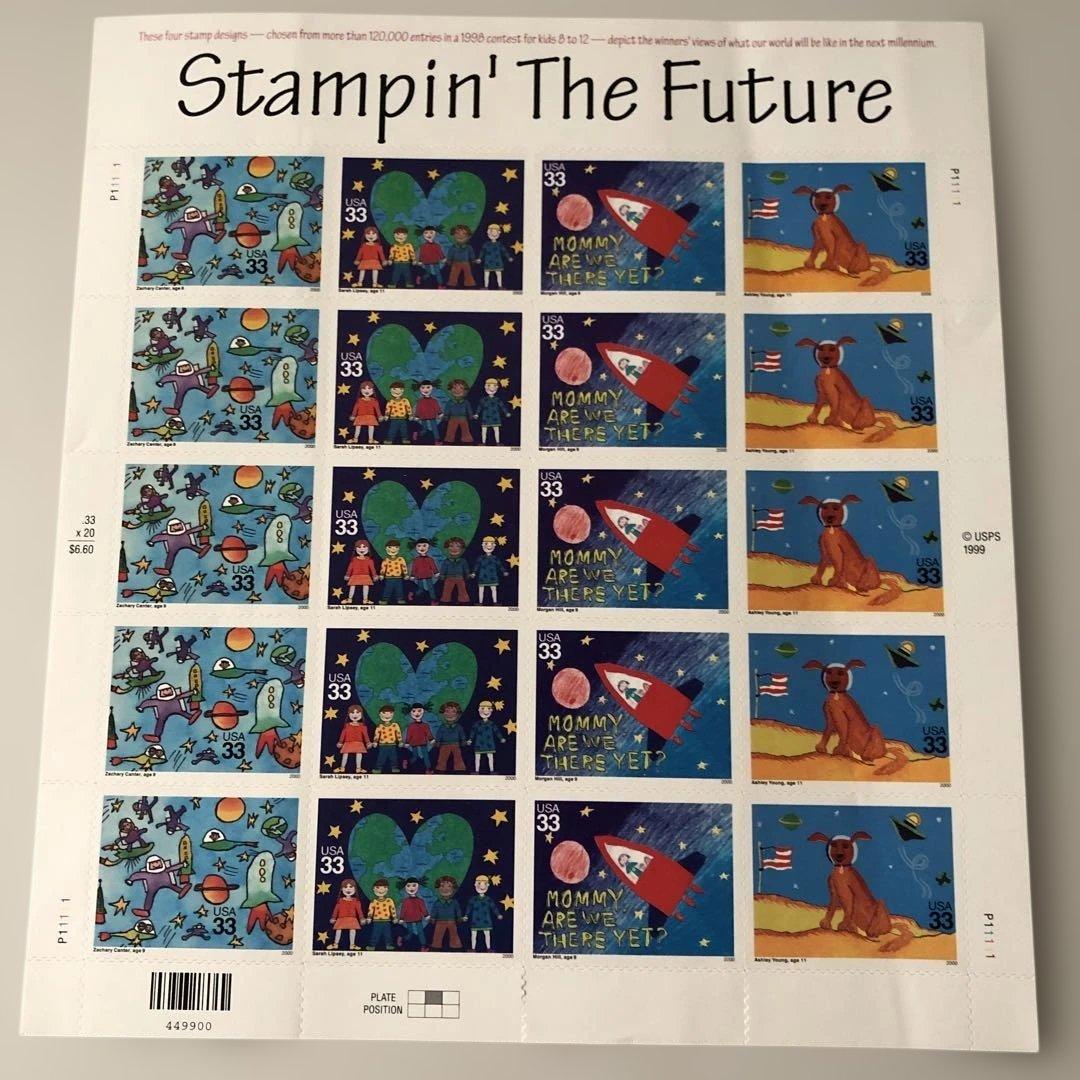 1999年 Stampin' The Future 切手シート - メルカリ