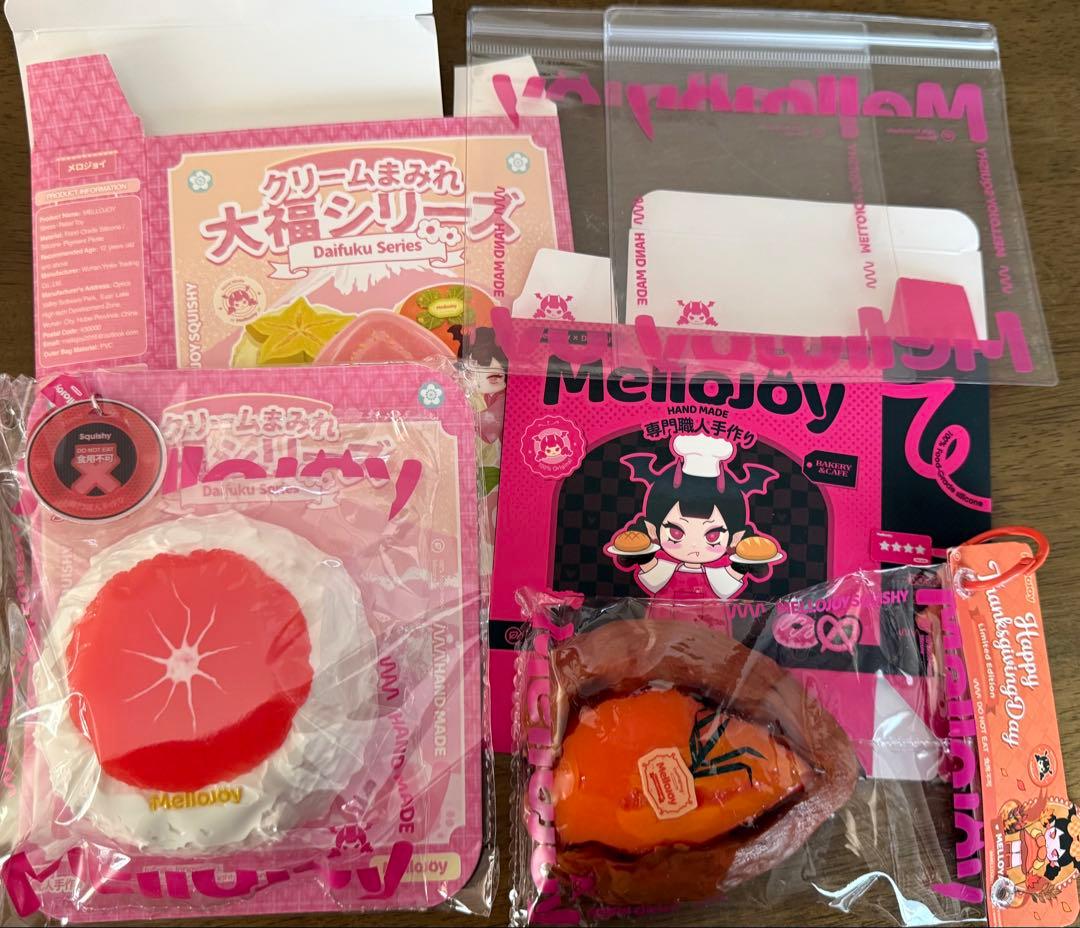 mellojoy メロジョイ スクイーズ 大福 グレープフルーツ 焼き芋