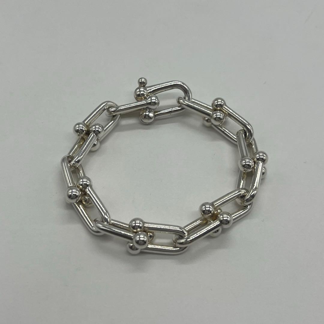 ティファニー TIFFANY ハードウェア ラージリンク ブレスレット Lサイズ