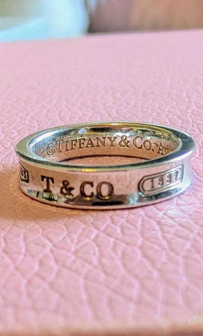 正規品 TIFFANY & CO 1837 T&CO リング SV925 7号