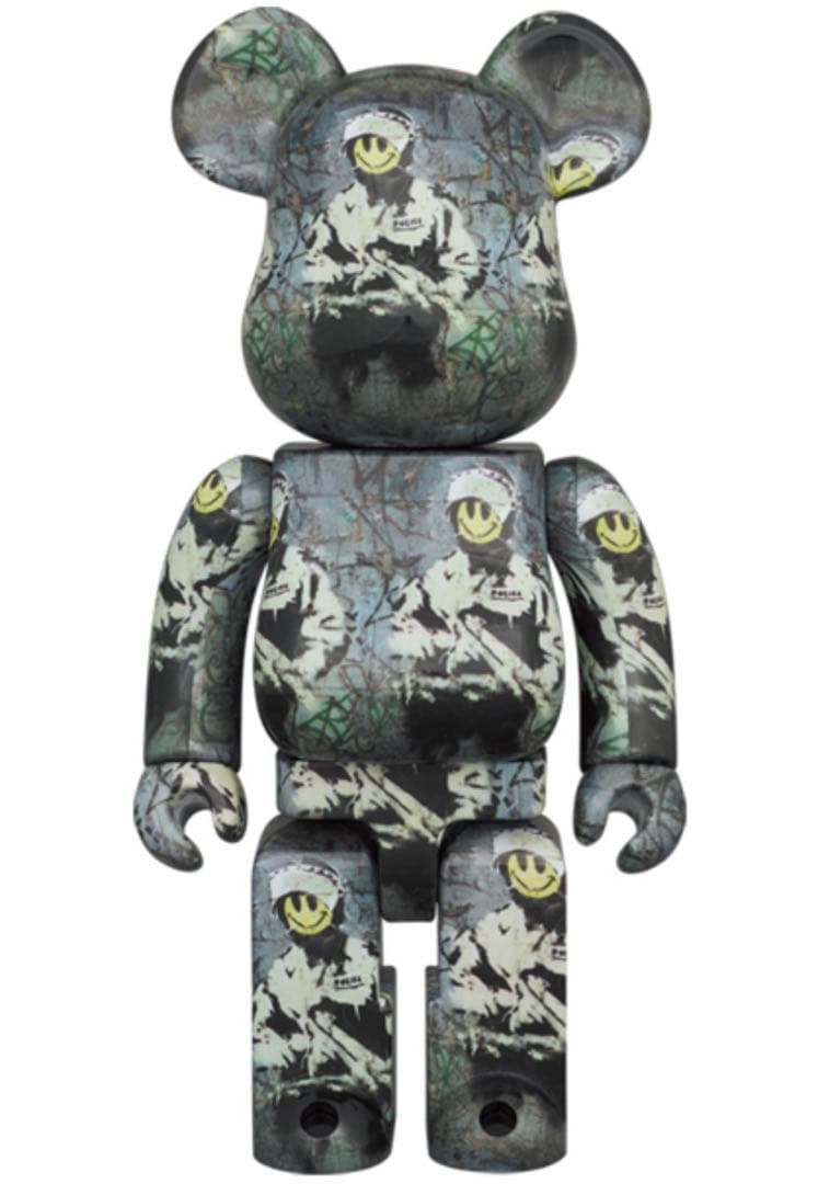 ベアブリック1000% RIOT COP BRANDALISM banksy MEDICOM TOY - BE@RBRICK RIOT COP 1000％ | River