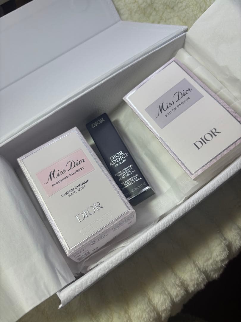 【新品未使用】Dior ヘアミスト&リップバーム ギフトBOX