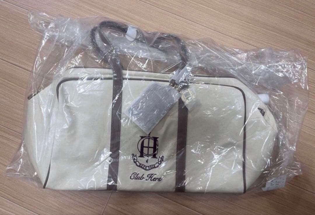 her lip to ノベルティClub Hers Boston Bag - メルカリ