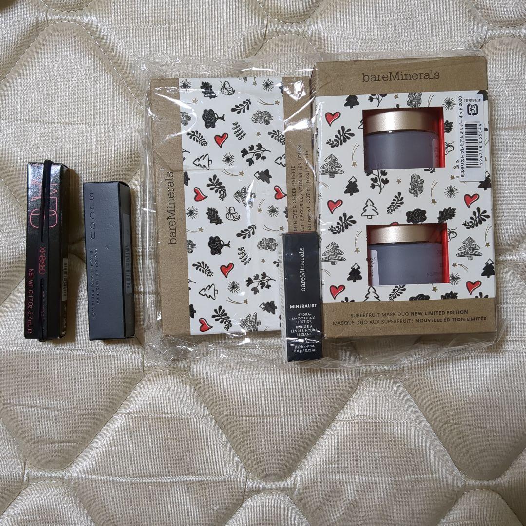 超お買い得、コスメ新品未使用5点セット　ベアミネラル、スック、ナーズ