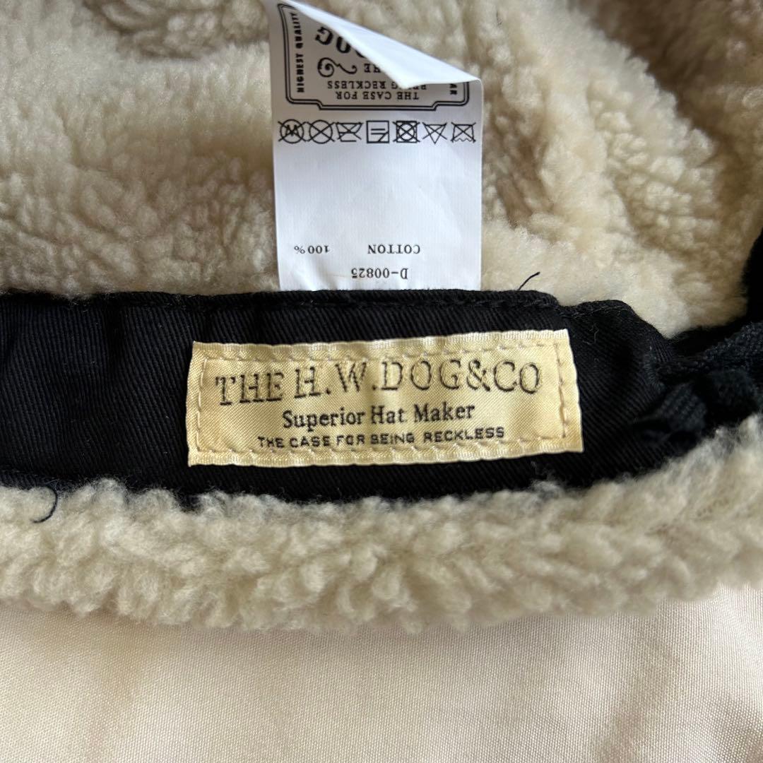 THE H.W.DOG&CO. フライトキャップ デニム製