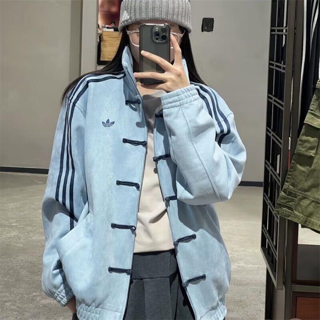 adidasアディダス 中国限定 蛇年トラックジャケットダー ライドブルー