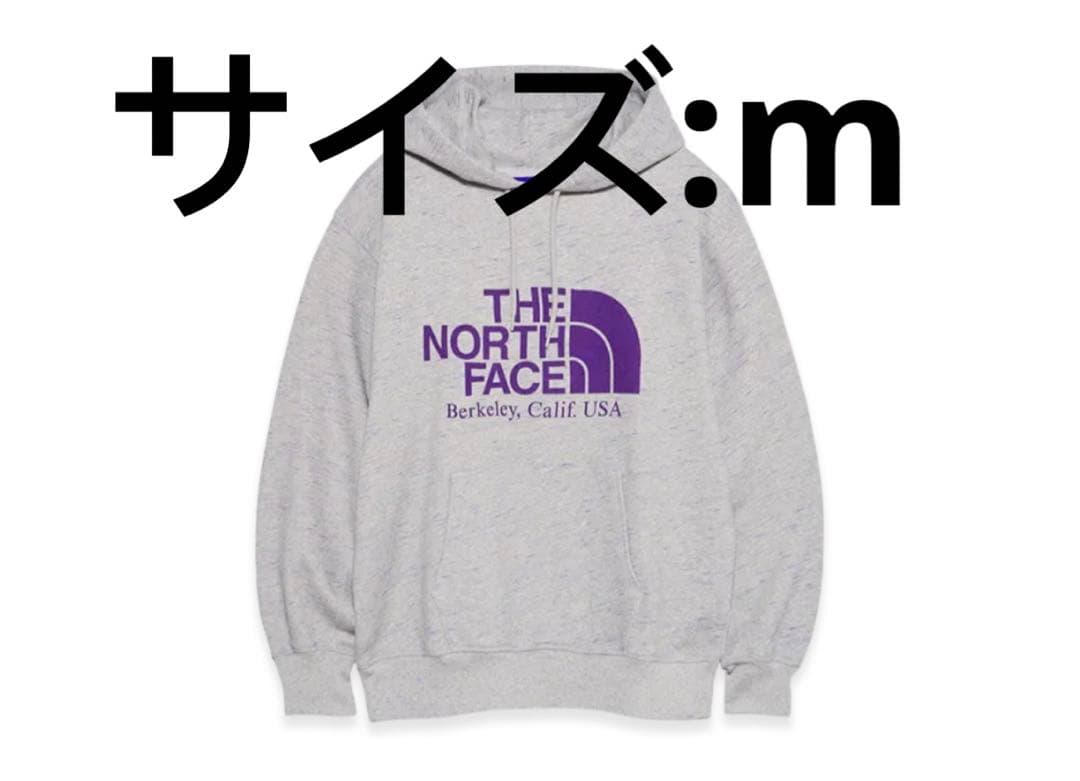 PALACE × the North Face Hoodie Gray M PALACE x The North Face Purple Label Field Graphic Hoodie 