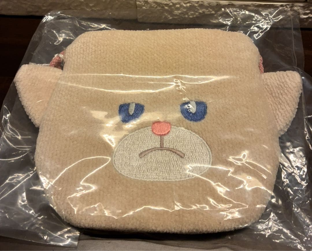 ラブラリーバイフェイラー　巾着　モフモフネコチャン　ネコチャン巾着