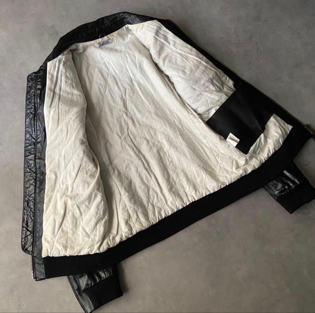 grunge real horse leather jacket BQ10 - メルカリ