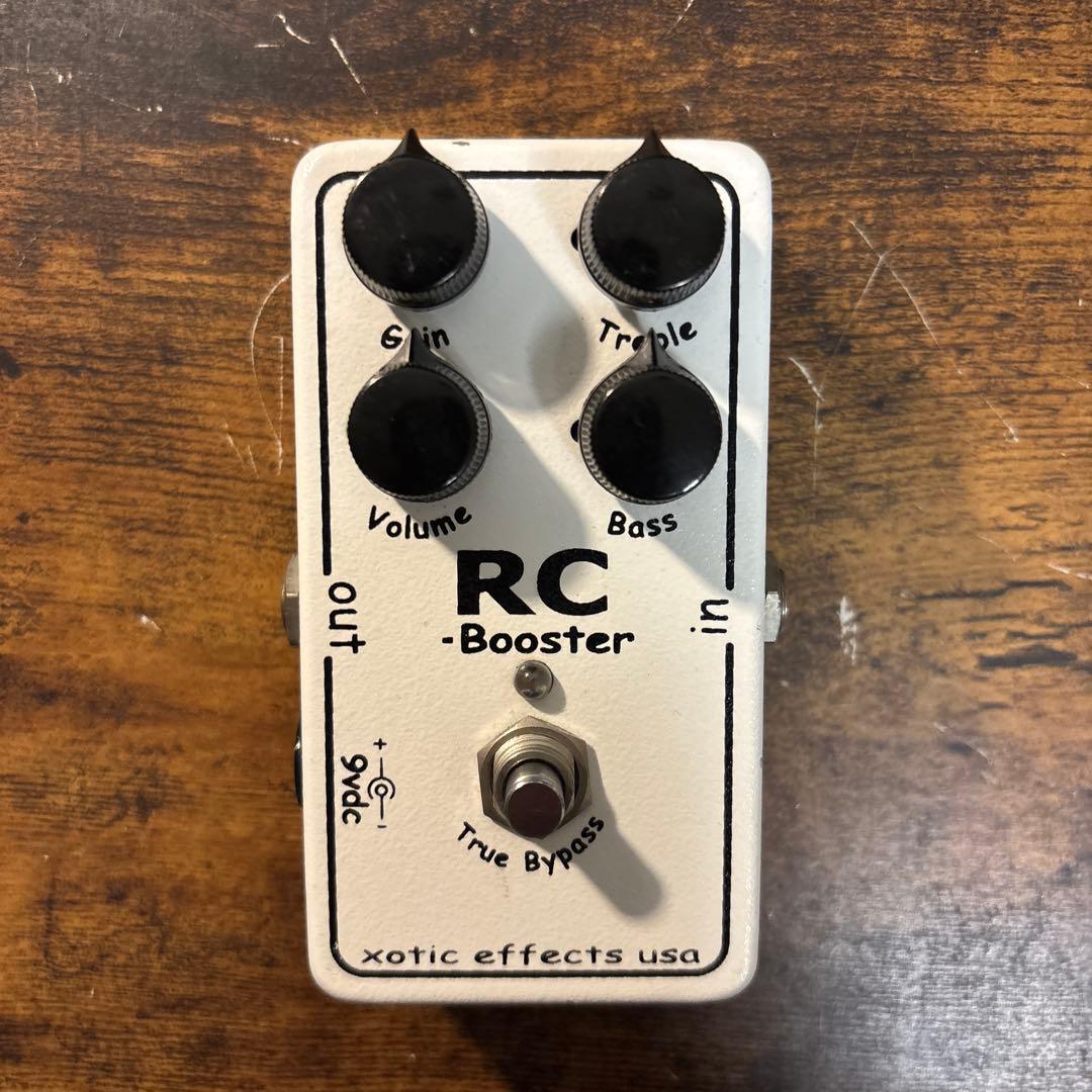 xotic effects RC Booster 初期型手書きシリアル xotic effects RC Booster 初期 手書きシリアル xotic / RC booster